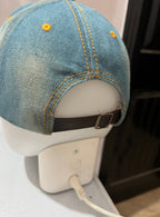 LV Bedazzled Denim Cap