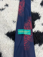 Canda Blue & Red Pailsey Narrow Tie