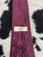 Delaware Hearts Embroidered Tie