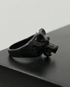 Black Wolf Ring