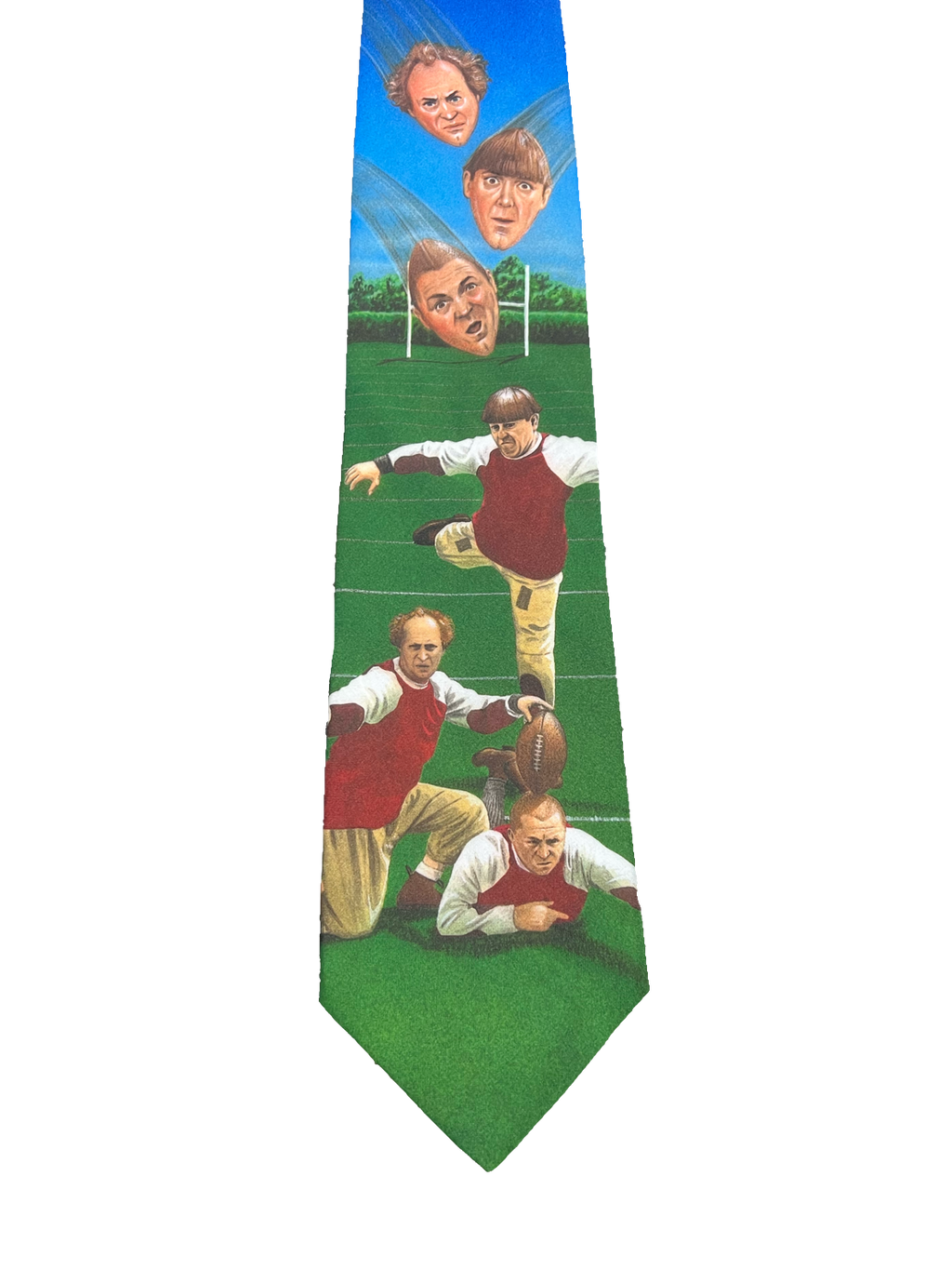 Vintage 1995 Stooges Football Tie