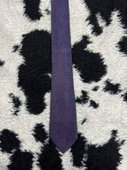 Butler & Webb Narrow Purple Paisley Tie