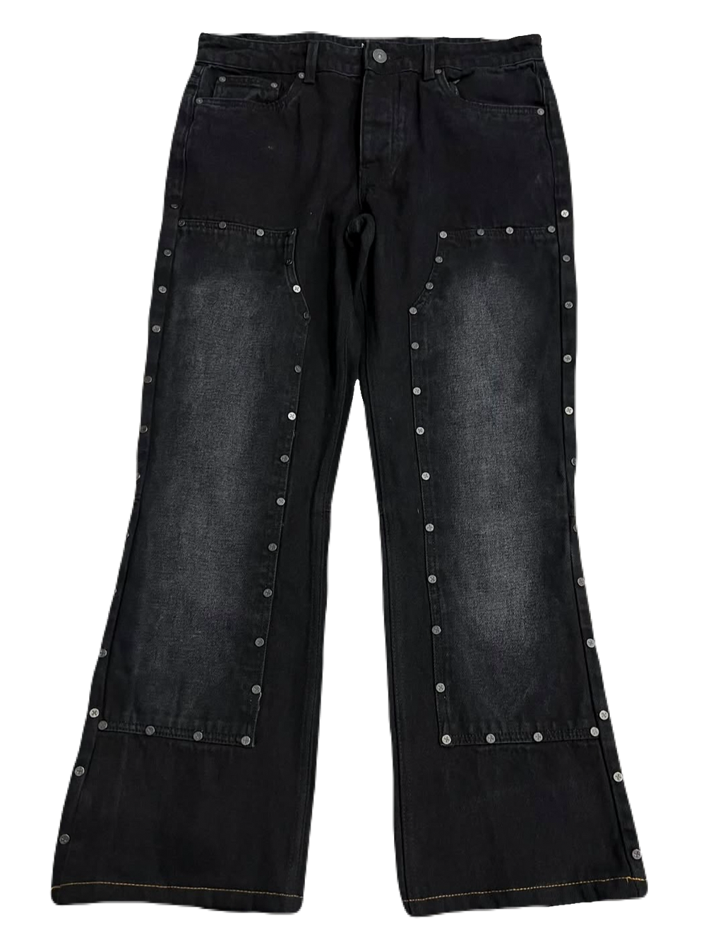 Black Studded Denims (Waist 34)