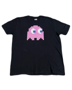 Pacman Pink Ghost Icon Tee (Extra Large)