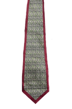 Gold City Maroon Bordered Tie