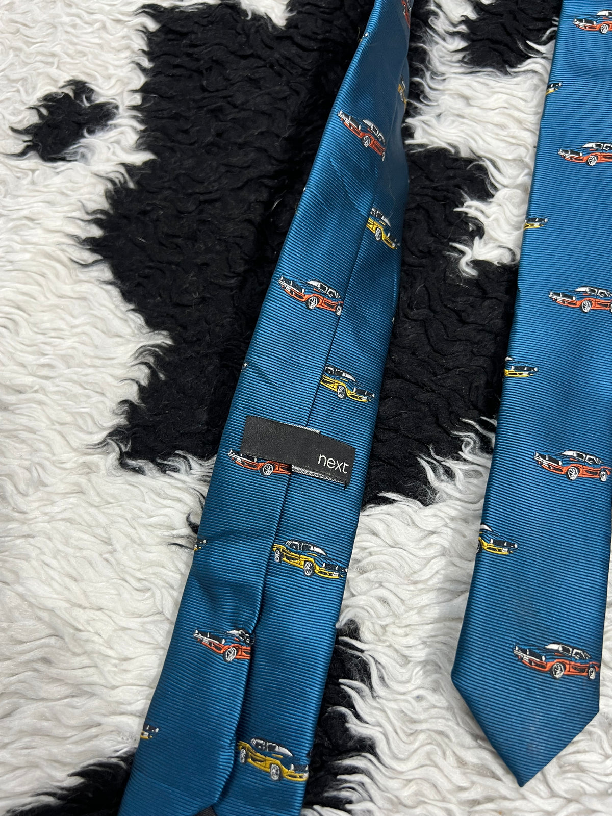 NEXT Car Embroidered Narrow Tie