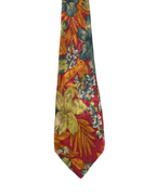 New World Red Floral Tie