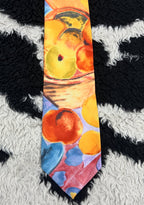 Still Painting Fruits Tie