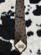 Brown & Black Dotted Tie