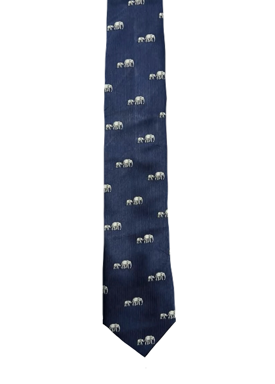 Pair of Elephants Tie