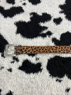 Cheetah Fur Belt