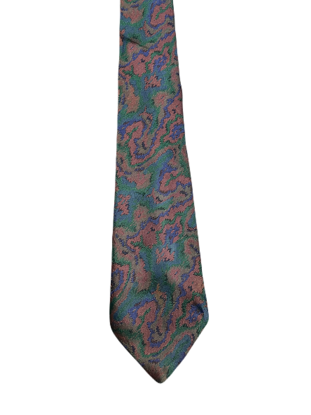 Detroit Fully Embroidered Narrow Tie