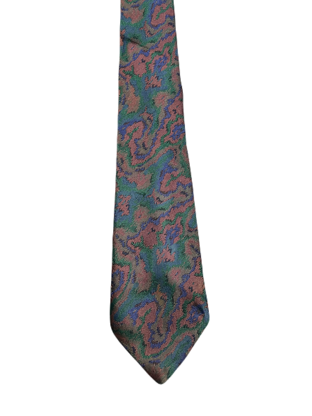 Detroit Fully Embroidered Narrow Tie