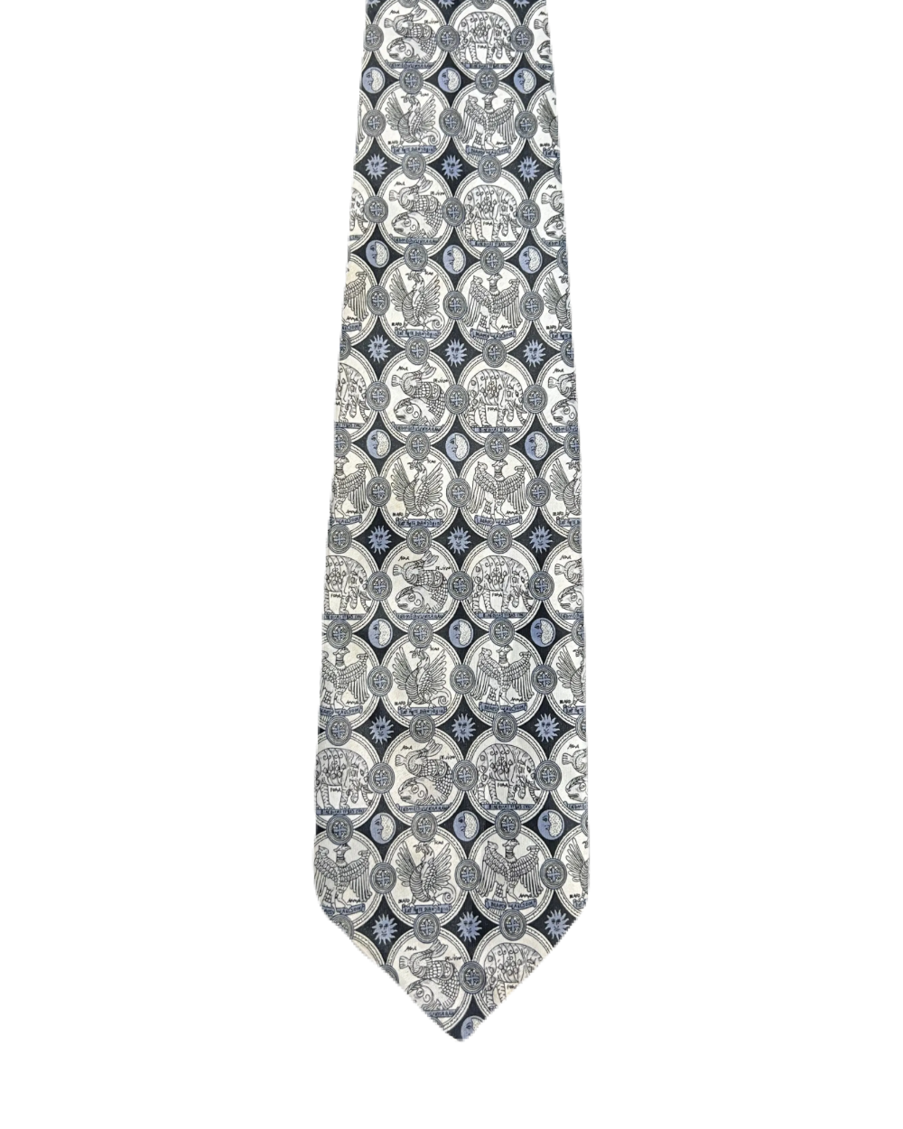 Coins Graphic Tie