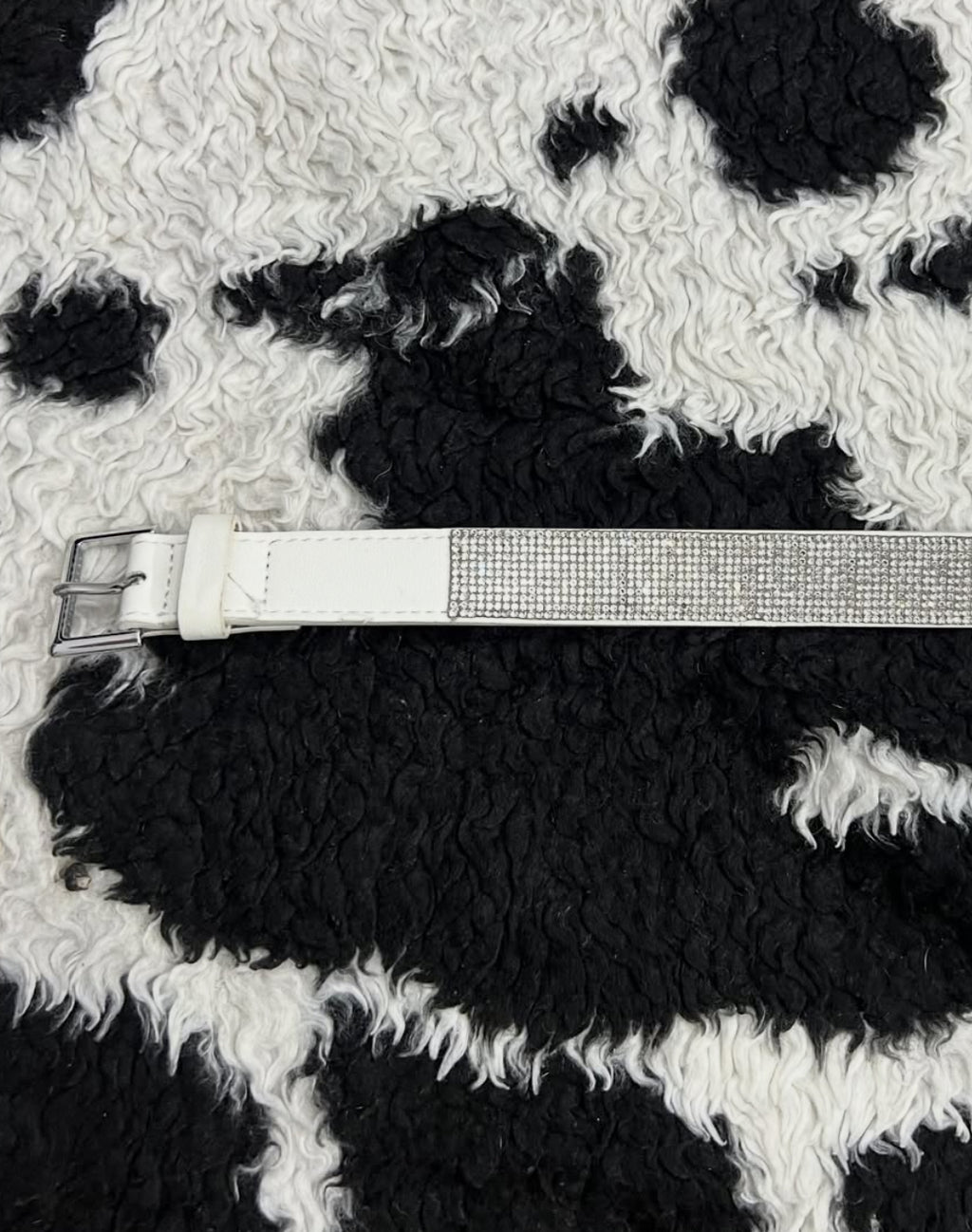 Silver Rhinestones Belt