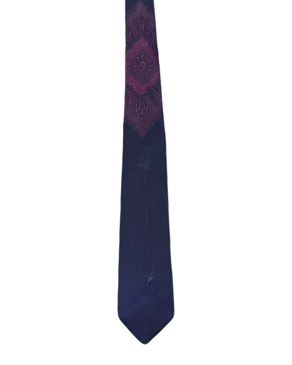Folkspeare Blue & Purple Embroidered Narrow Tie