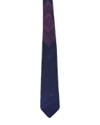 Folkspeare Blue & Purple Embroidered Narrow Tie