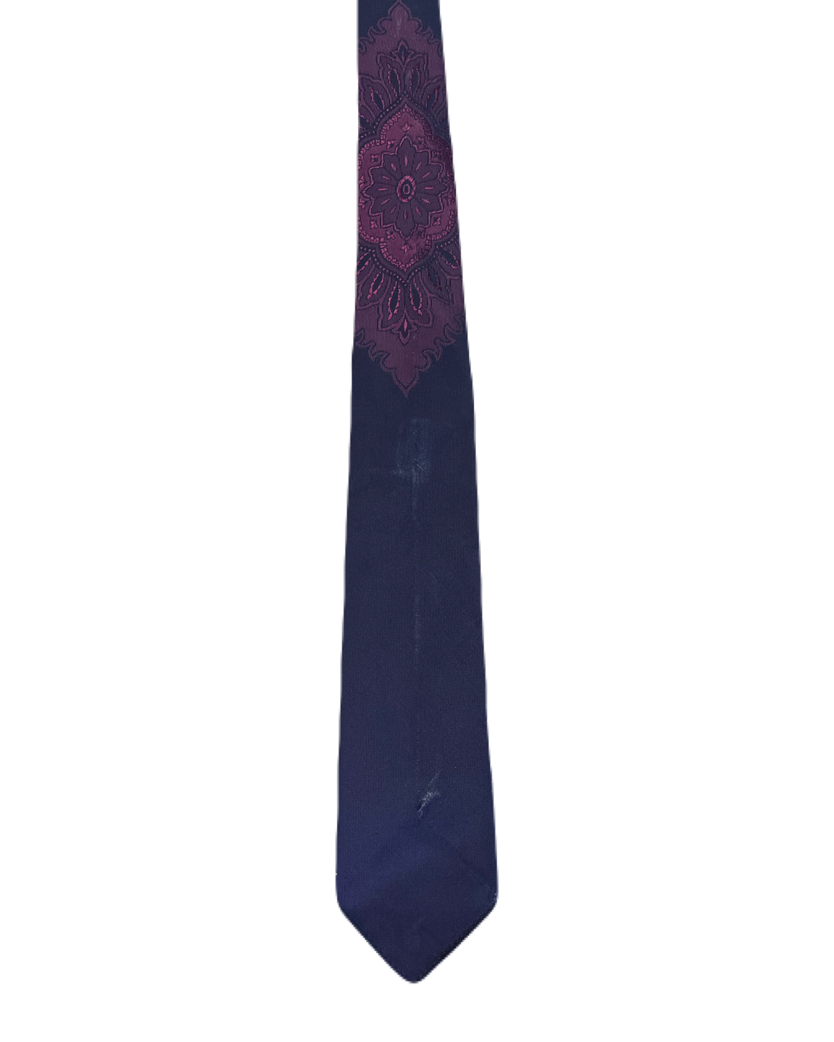 Folkspeare Blue & Purple Embroidered Narrow Tie