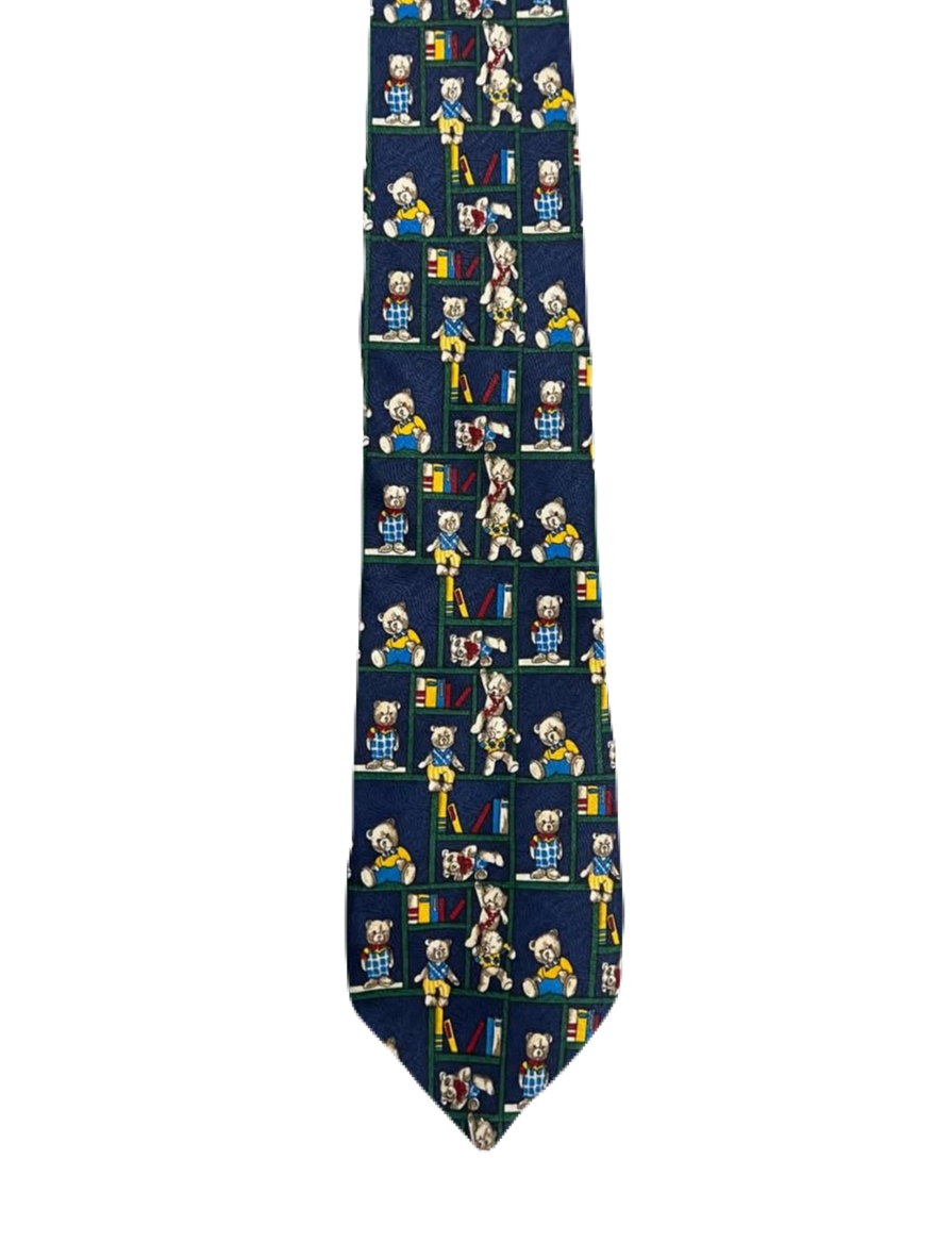 Teddy Bears on Shelves Tie