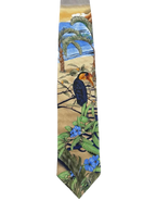 Tropical Bird on Island Tie