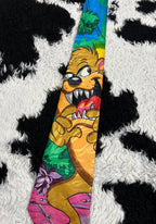 Vibrant Looney Tunes Taz Tie