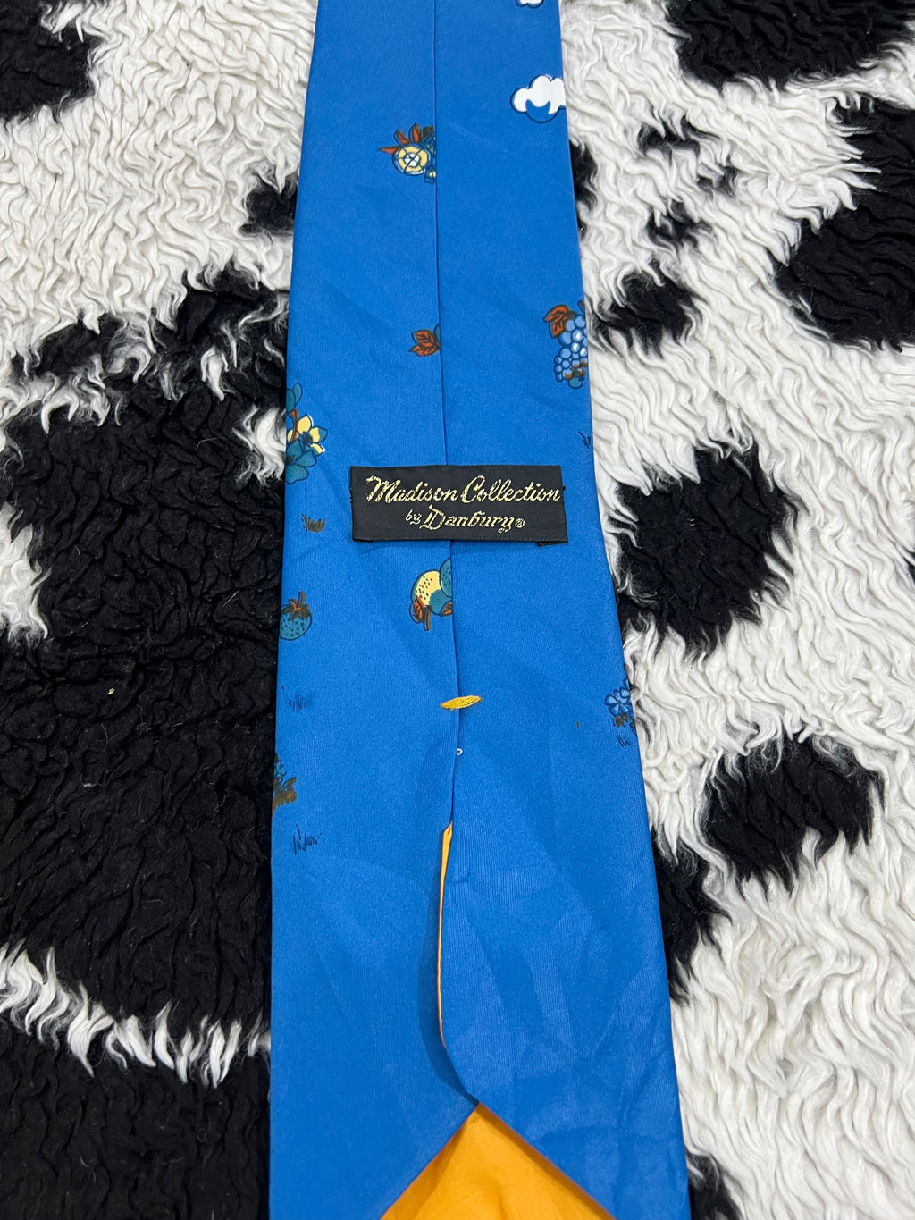 Windmills, Fruits & Birds Tie