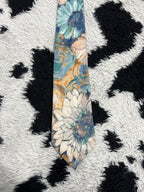 C&A Blue Floral Tie