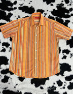 Tom Tailor Orange Striped Buttonup