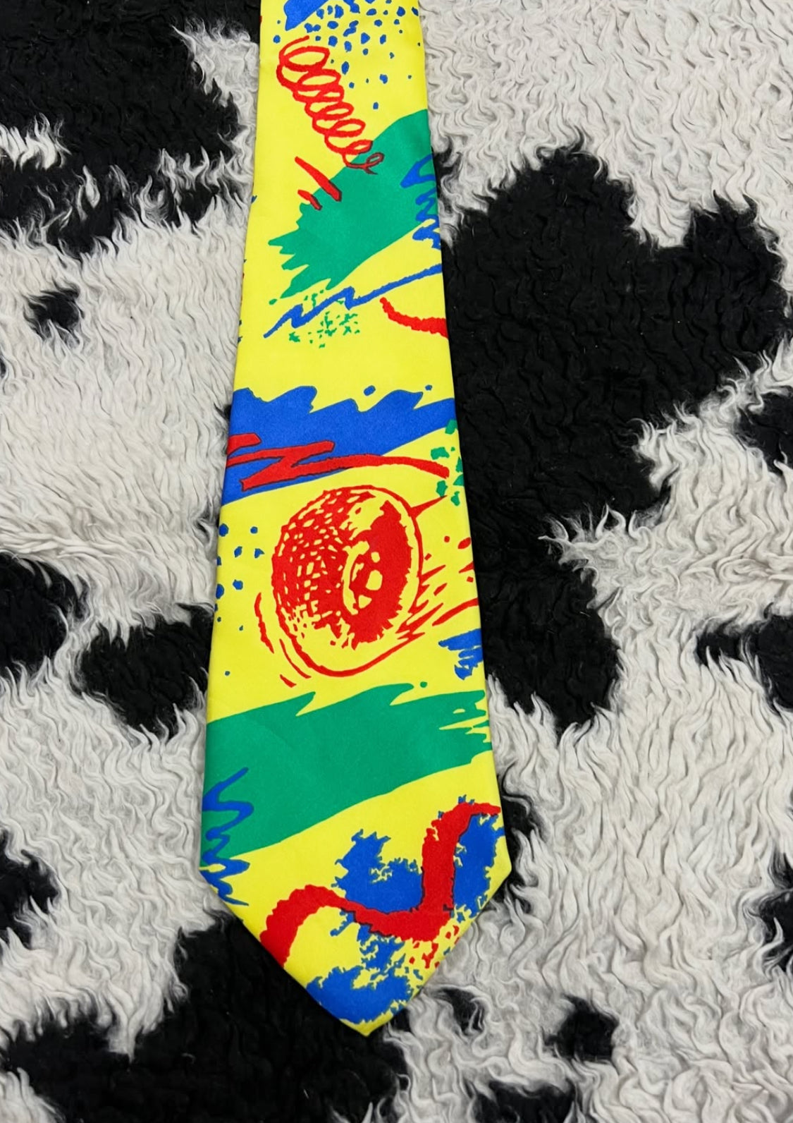 Vibrant Abstract Art Tie