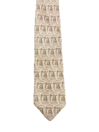 Leonardo Da Vinci Vitruvian Man Drawing Tie
