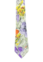 Floral Drawing Tie