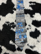 Blue Flowers Tie