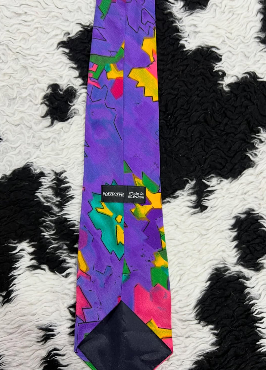 Vibrant Abstract Art Tie