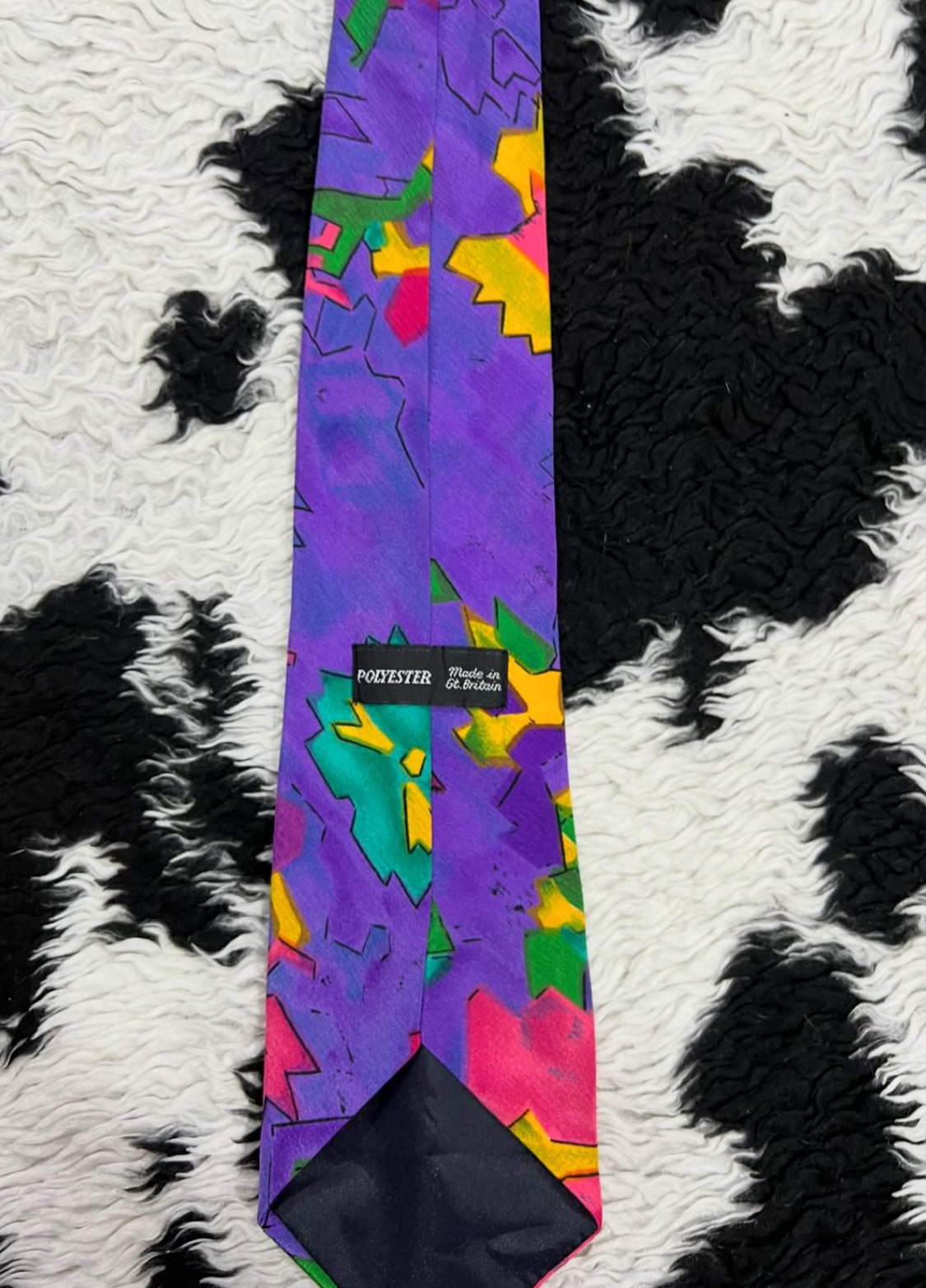 Vibrant Abstract Art Tie