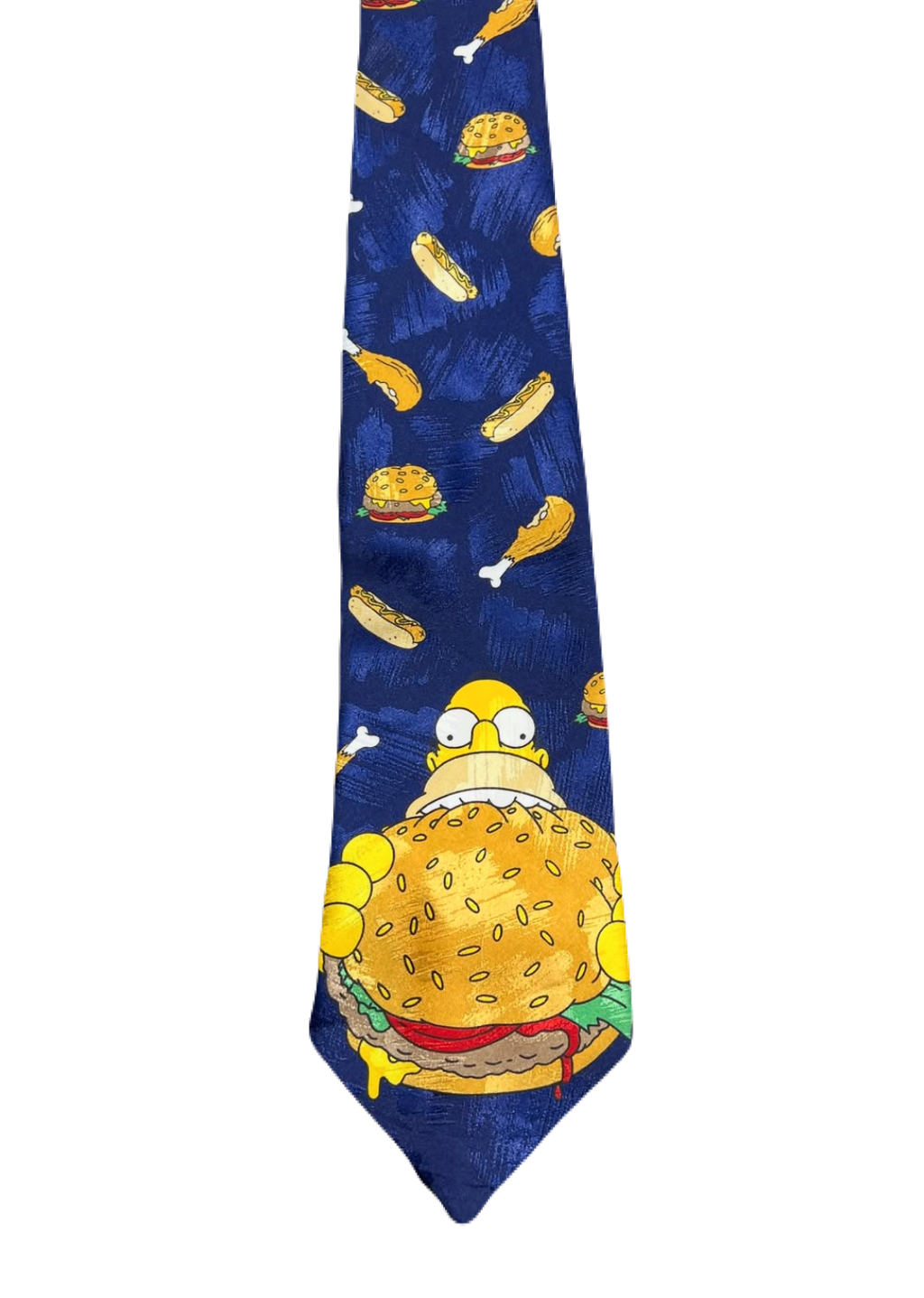 Vintage 1999 Homer Simpson Burger Tie