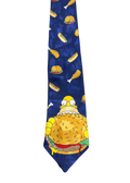 Vintage 1999 Homer Simpson Burger Tie