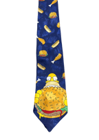Vintage 1999 Homer Simpson Burger Tie