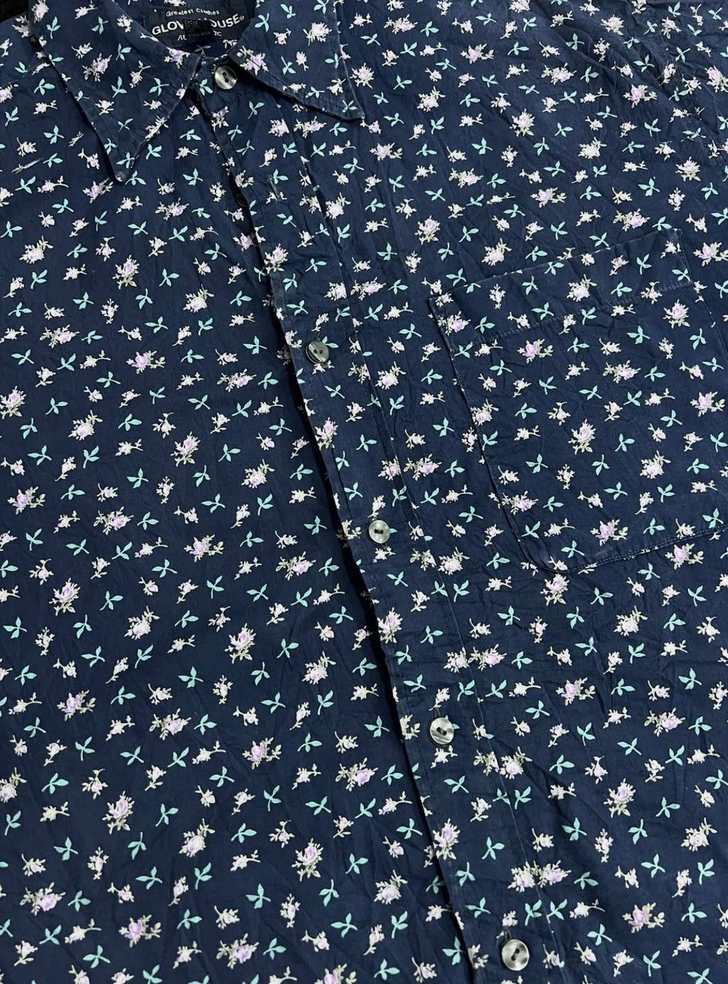 Glove House Half-Sleeve Floral Buttonup
