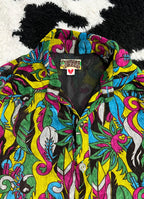 70s Coded Peacock Buttonup