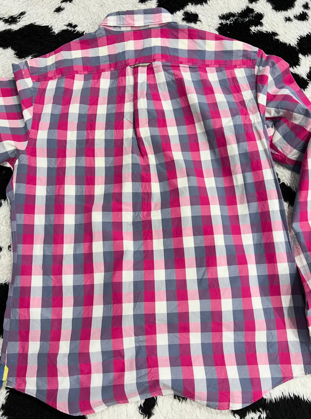 Born by Ted Baker Pink Checkered Buttonup