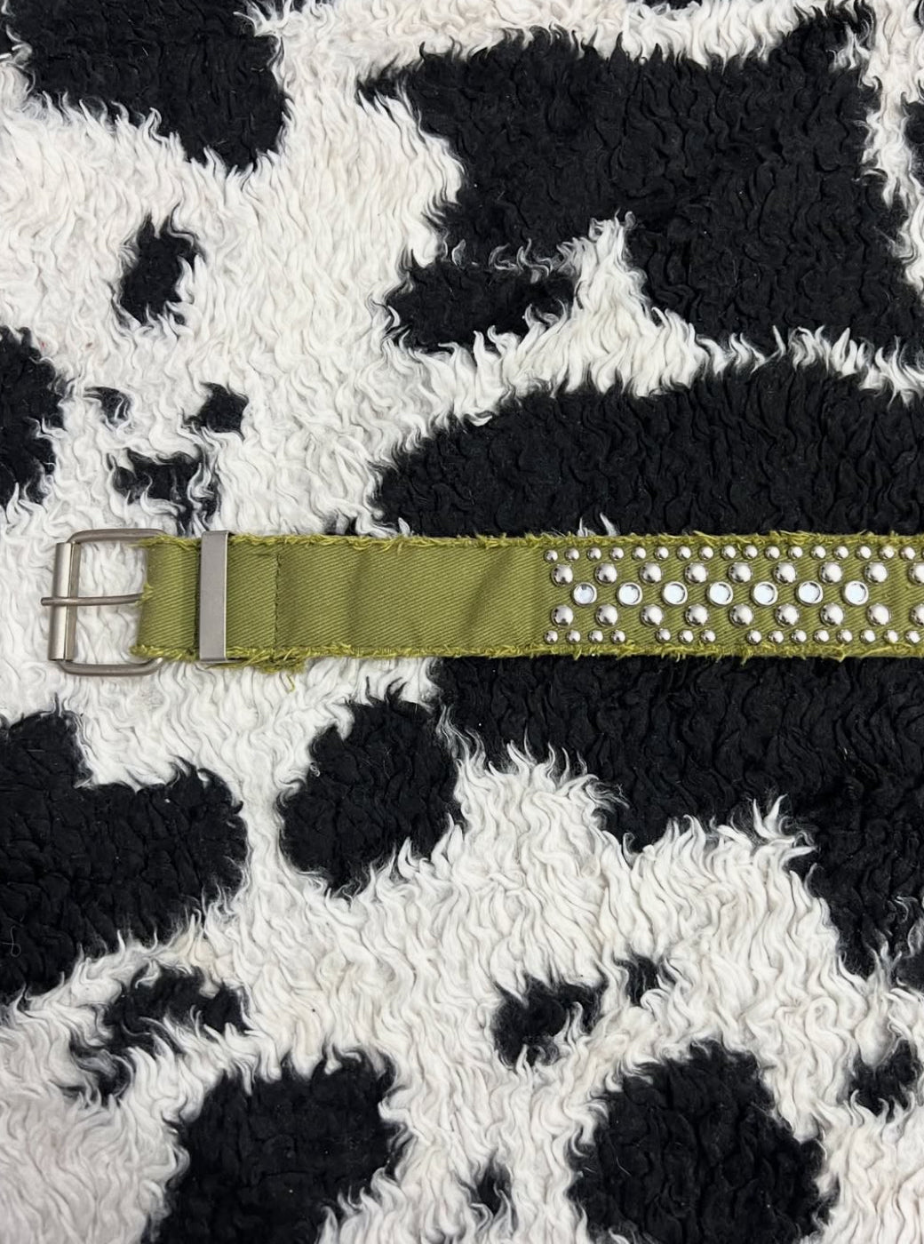 Green Studded Belt