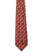 Red Flying Mallards Tie