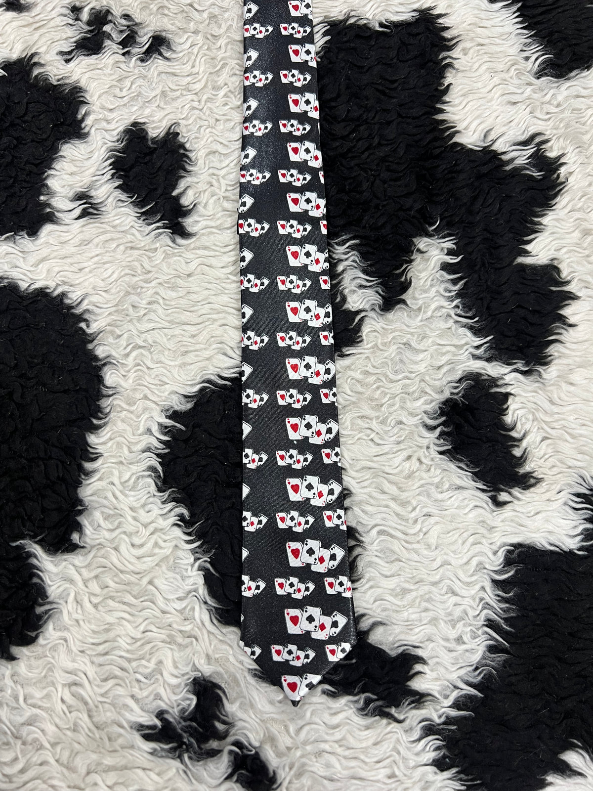 Deck of Cards Narrow Tie