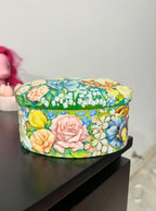 Floral Tin Storage Box