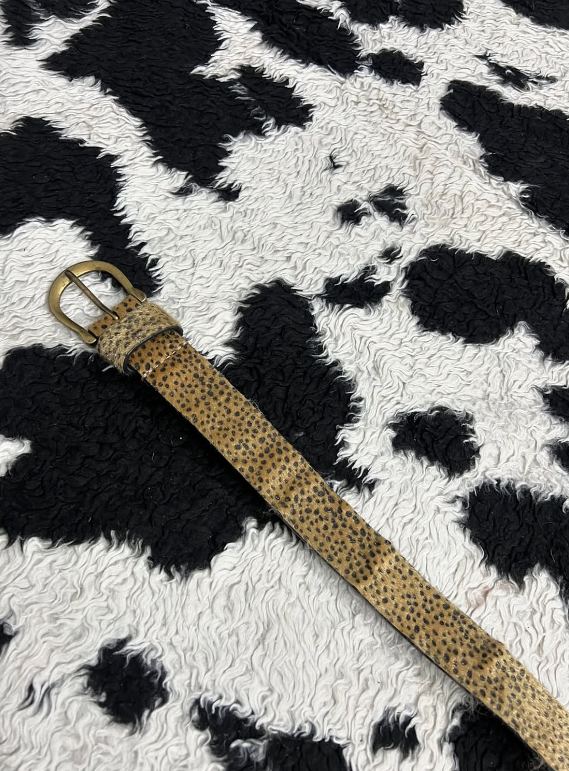 Cheetah Print Belt