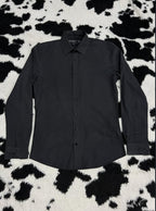Primark Slim-Fit Black Buttonup