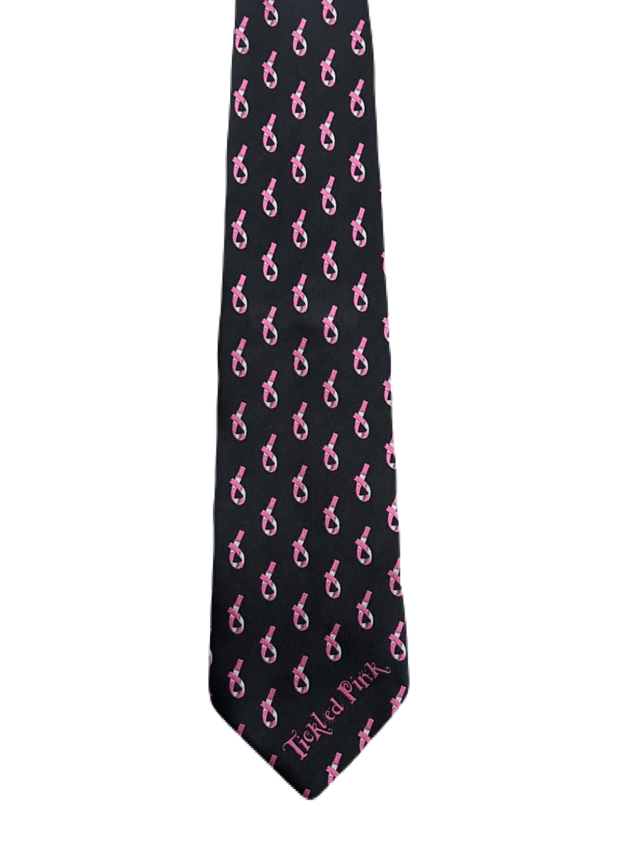 Pink Ribbon Cancer Tie