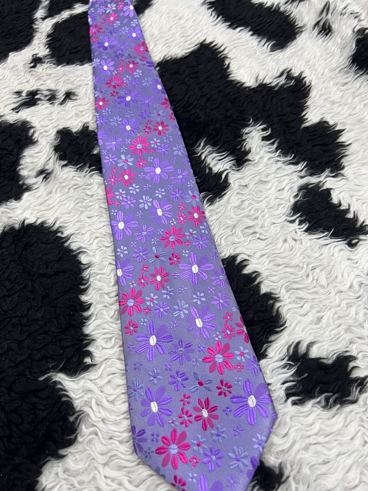 Purple & Pink Floral Tie