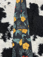 Hawaii Hibiscus Floral Tie