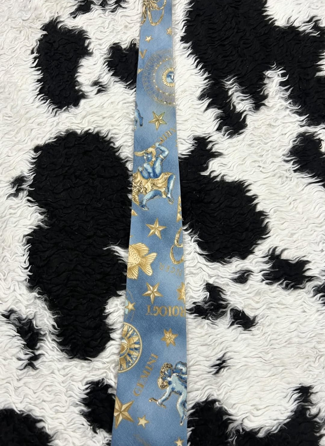 Zodiac Signs Narrow Tie